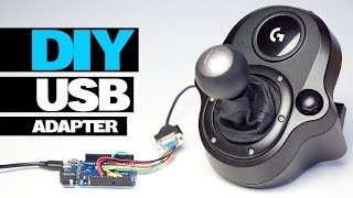 DIY LOGITECH USB SHIFTER ADAPTER DRIVING FORCE [upl. by Thgiled200]