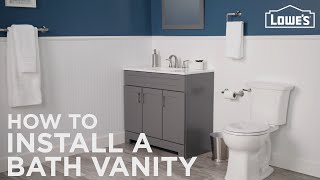 How To Install A Bathroom Vanity [upl. by Shah]