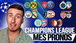 LIGUE DES CHAMPIONS  MES 8 PRONOSTICS  Brest  Paris City  Real Madrid Celtic  Bayern [upl. by Einnad631]