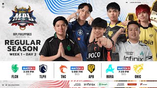 🔴 LIVE  MPL PH S15  FILIPINO  Week 1 Day 2 [upl. by Ecyrb]