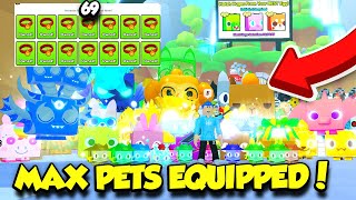 I Got MAX PETS EQUIPPED In Pet Simulator 99 [upl. by Efal]