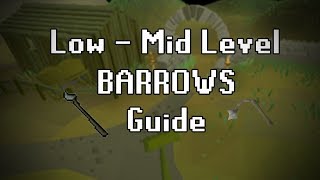 OSRS Barrows Guide  Low Requirement Method [upl. by Ariaic]