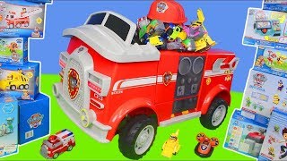 Psi Patrol zabawki  Chase cięzarówka strażak Marshall  Paw Patrol Toys [upl. by Ludovick]