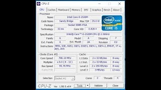 How To Check CPU Processor Type Cores And Threads On Windows 10 Using CPUZ [upl. by Hobart]