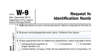 How to Complete an IRS W9 Form [upl. by Auoh162]