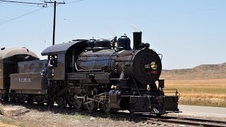 Ventura County Railway Steam Locomotive 2 at the Orange Empire Railway Museum [upl. by Aseyt313]