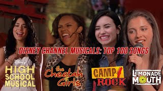 Disney Channel Musicals  Top 100 Songs [upl. by Armitage460]