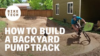 How to build a backyard pump track [upl. by Monjan]