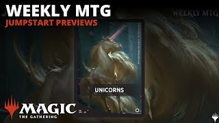 Jumpstart Previews  WeeklyMTG [upl. by Cutcliffe]