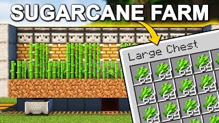 Automatic SUGARCANE Farm in Minecraft 121 Tutorial [upl. by Subocaj]