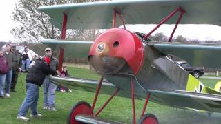 Fokker DR1 Triplane  Grimes Field Golden Age of Aviation Museum [upl. by Naxela510]