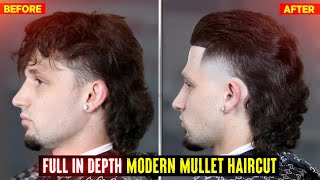 Full Length Haircut Tutorial Modern Mullet w High Taper [upl. by Relyc292]