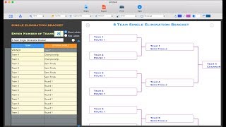 Tournament Bracket Generator App [upl. by Haden]