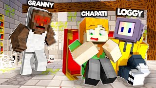 GRANNY KE GHAR SE LOGGY BHAG GAYA  MINECRAFT [upl. by Warfold]