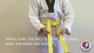 How to Tie Your Belt [upl. by Nahraf]