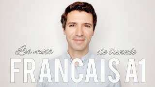 Vocabulaire A1  Les mois de lannée en français [upl. by Oidale]