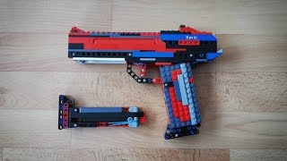 Lego Pistol v2 TutorialInstruction [upl. by Ailis]