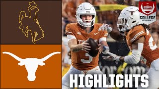 Wyoming Cowboys vs Texas Longhorns  Full Game Highlights [upl. by Kassandra]