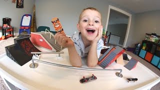 Father amp Son EPIC FINGERBOARD PARK [upl. by Chevy705]