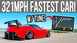 Forza Horizon 4  321MPH FASTEST CAR with TUNE [upl. by Nnaeirrac237]