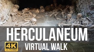 Herculaneum Italy Walking Tour in 4K [upl. by Mendy]