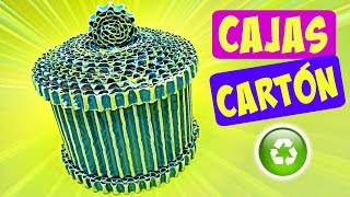 DIY INCREIBLES CAJAS DE CARTÓN Manualidades fáciles [upl. by Attebasile702]