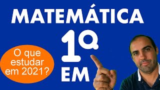 CONTEÚDOS DE MATEMÁTICA 1ª SÉRIE ENSINO MÉDIO [upl. by Anerb]