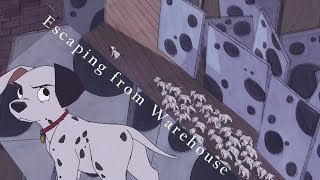 101 Dalmatians 2  Escaping from Warehouse HD [upl. by Elrebmik537]