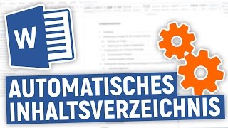 Word automatisches Inhaltsverzeichnis erstellen  Tutorial [upl. by Eppesiug]