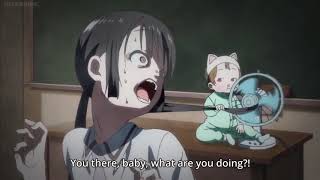 A DON HAS BEEN REINCARNATEDMAFIA BABY Asobi Asobase scene ANIME FUNNY MOMENT [upl. by Onitrof]