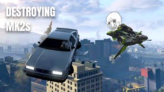 Deluxo Destroys Oppressor MK2s  Trolling God Mode Griefers  GTA 5 Online [upl. by Acisseg]