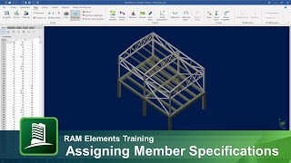 Assigning Local Axis Rigid End Offsets and Member End Fixity in RAM Elements [upl. by Arihsay]