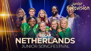 Junior Songfestival 2022 Netherlands  RECAP [upl. by Ailido]