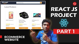 React JS Ecommerce Website in Tamil  Part 1 [upl. by Sicnarf]