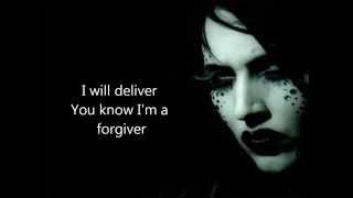 PERSONAL JESUS  Marilyn Manson Version Lyrics on screen [upl. by Rist800]