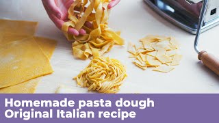 HOMEMADE PASTA DOUGH  Original Italian recipe [upl. by Trabue]