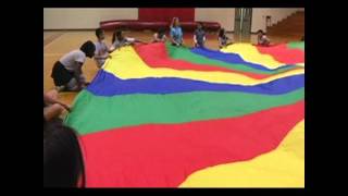 Middle School Parachute Activities [upl. by Acinahs]