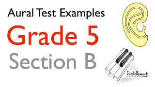 Aural Test Examples Grade 5 ABRSM  Section B [upl. by Eihcir]