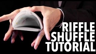 Cardistry for Beginners Shuffles  Riffle Shuffle Tutorial [upl. by Ydnolem]