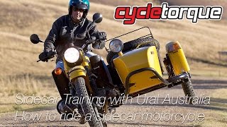 Sidecar Training  How to ride a sidecar motorcycle Ural Sidecars [upl. by Analat]