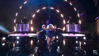 Milo Manheim and Witney Carson Dancing With The Stars Week 3 Trio WeekSalsa With Riker Lynch [upl. by Tamarra]