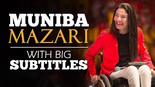 ENGLISH SPEECH  MUNIBA MAZARI  We all are Perfectly Imperfect English Subtitles [upl. by Zsamot]