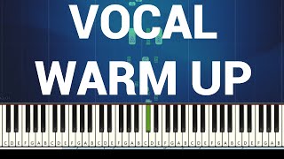 ♬ VOCAL WARM UPS 1 3 OCTAVES MAJOR SCALES ♬ [upl. by Niliram]