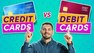 Credit Cards vs Debit Cards  Explaining the Difference GUIDE [upl. by Idnor715]