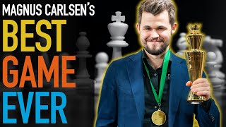 Magnus Carlsens Best Game Ever [upl. by Etteuqal]