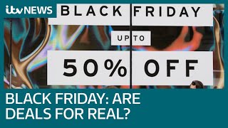 Are Black Friday deals actually any good  ITV News [upl. by Attirb953]