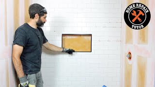 Shower Niche Tile Tips for Beginners [upl. by Adnyc]