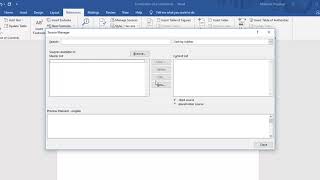 Table Of Contents amp References How To Add Them In Word [upl. by Leay]