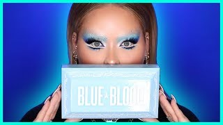 Trying The BLUE BLOOD Collection by Jeffree Star [upl. by Kaitlynn]