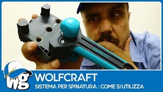 Wolfcraft sistema per spine in legno come si usa [upl. by Petromilli]